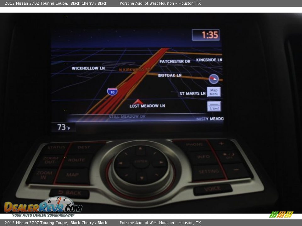 2013 Nissan 370Z Touring Coupe Black Cherry / Black Photo #20