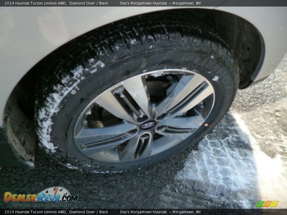 2014 Hyundai Tucson Limited AWD Diamond Silver / Black Photo #8