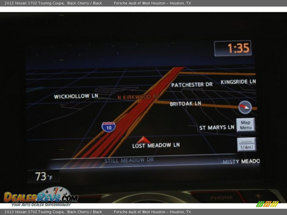 2013 Nissan 370Z Touring Coupe Black Cherry / Black Photo #21