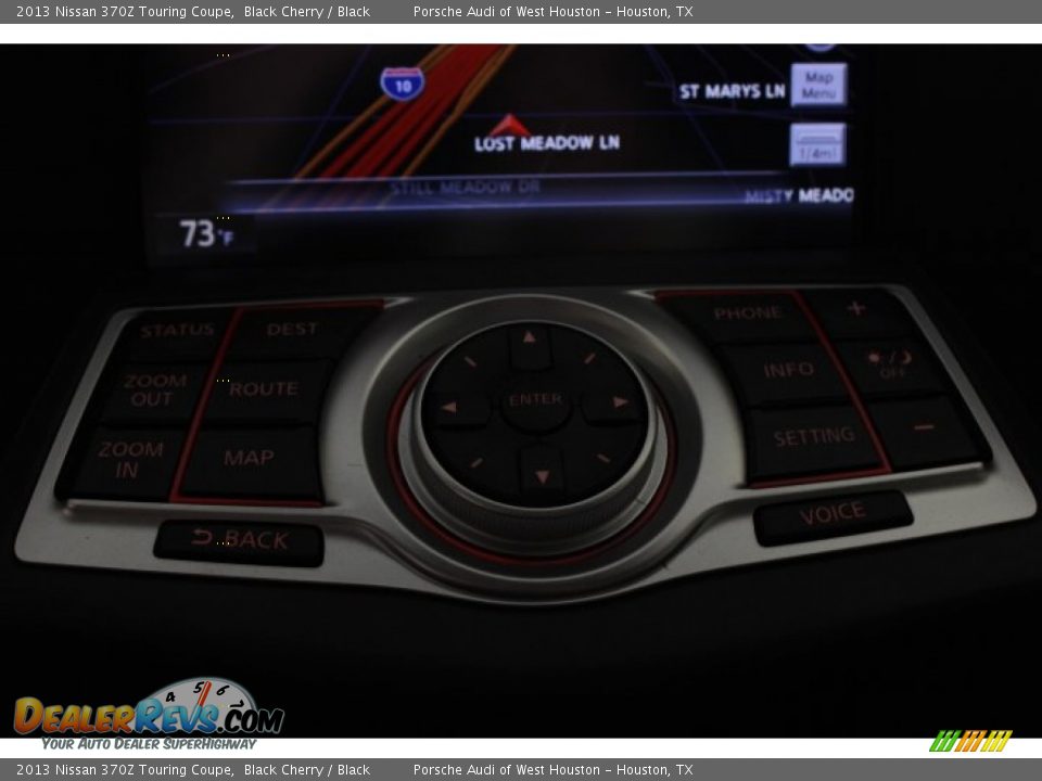 2013 Nissan 370Z Touring Coupe Black Cherry / Black Photo #23