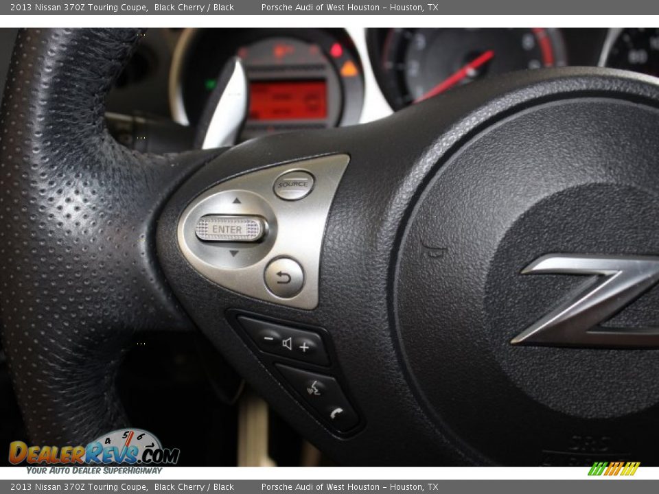 2013 Nissan 370Z Touring Coupe Black Cherry / Black Photo #30