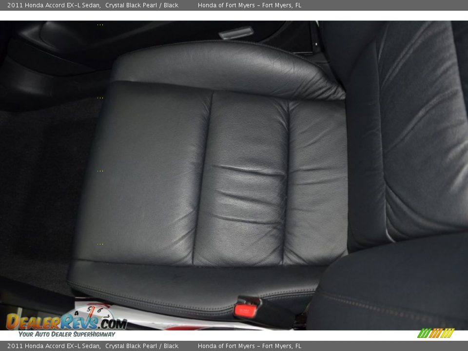 2011 Honda Accord EX-L Sedan Crystal Black Pearl / Black Photo #16