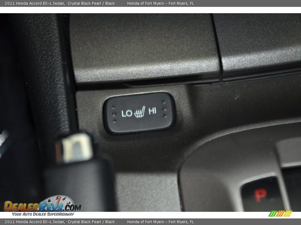 2011 Honda Accord EX-L Sedan Crystal Black Pearl / Black Photo #19