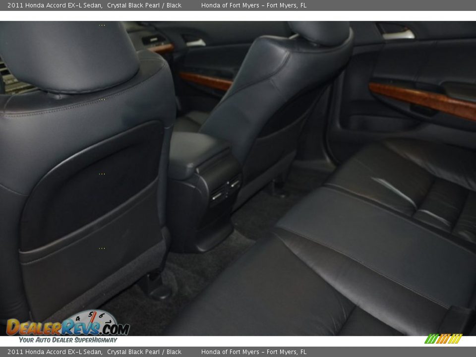 2011 Honda Accord EX-L Sedan Crystal Black Pearl / Black Photo #26