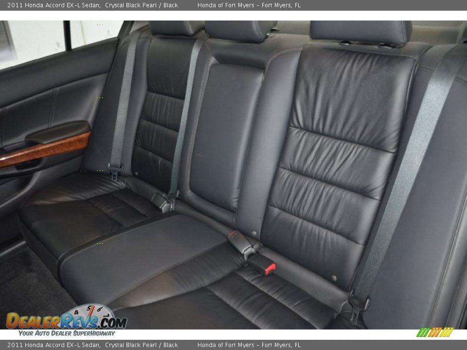 2011 Honda Accord EX-L Sedan Crystal Black Pearl / Black Photo #27