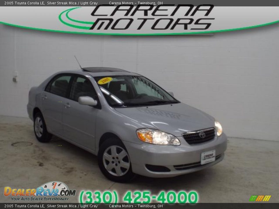 2005 Toyota Corolla LE Silver Streak Mica / Light Gray Photo #1