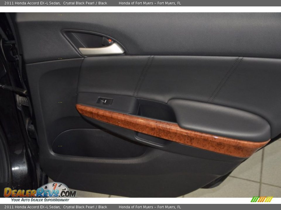 2011 Honda Accord EX-L Sedan Crystal Black Pearl / Black Photo #29