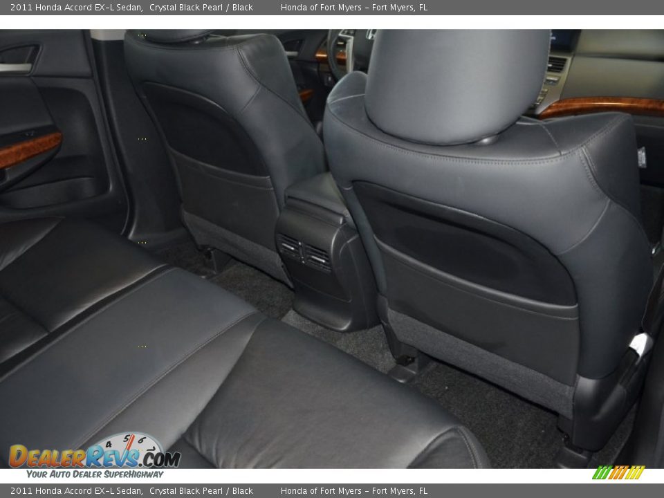2011 Honda Accord EX-L Sedan Crystal Black Pearl / Black Photo #30