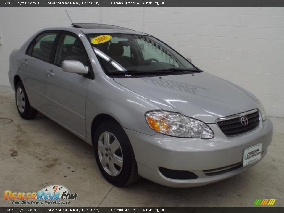 2005 Toyota Corolla LE Silver Streak Mica / Light Gray Photo #5
