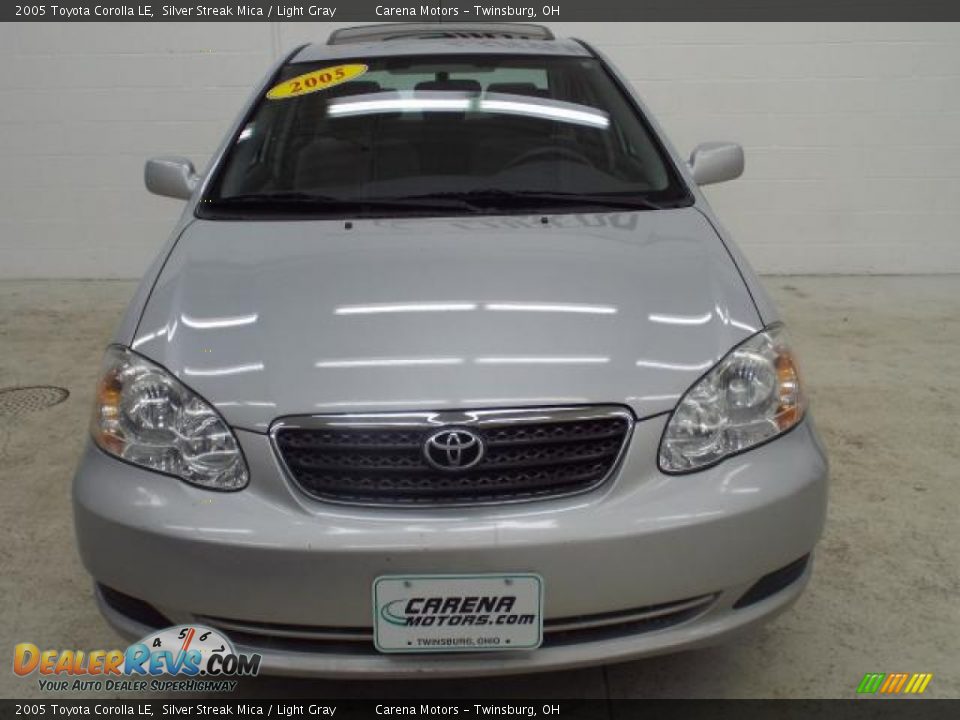 2005 Toyota Corolla LE Silver Streak Mica / Light Gray Photo #7