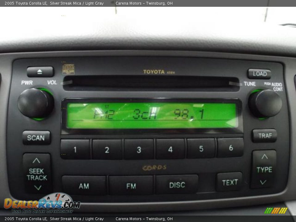 2005 Toyota Corolla LE Silver Streak Mica / Light Gray Photo #8