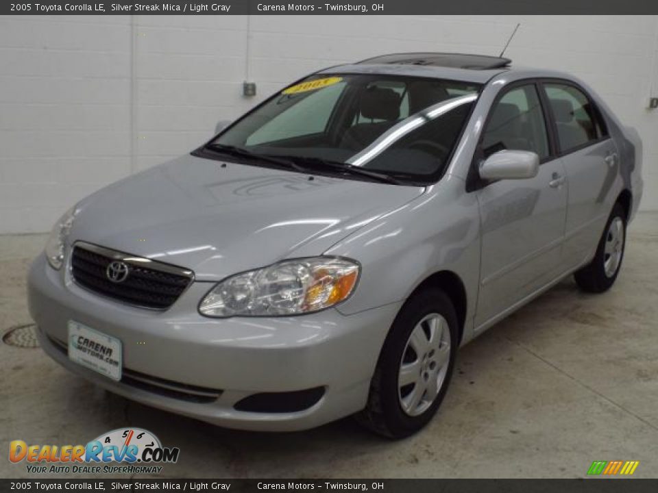 2005 Toyota Corolla LE Silver Streak Mica / Light Gray Photo #9