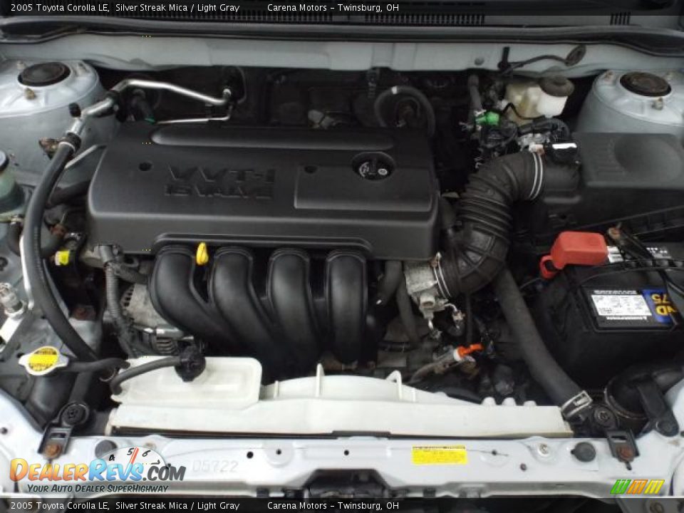 2005 Toyota Corolla LE Silver Streak Mica / Light Gray Photo #14
