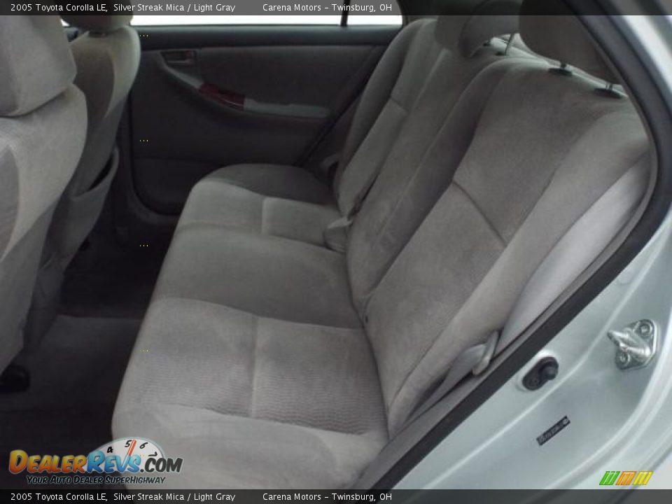 2005 Toyota Corolla LE Silver Streak Mica / Light Gray Photo #20