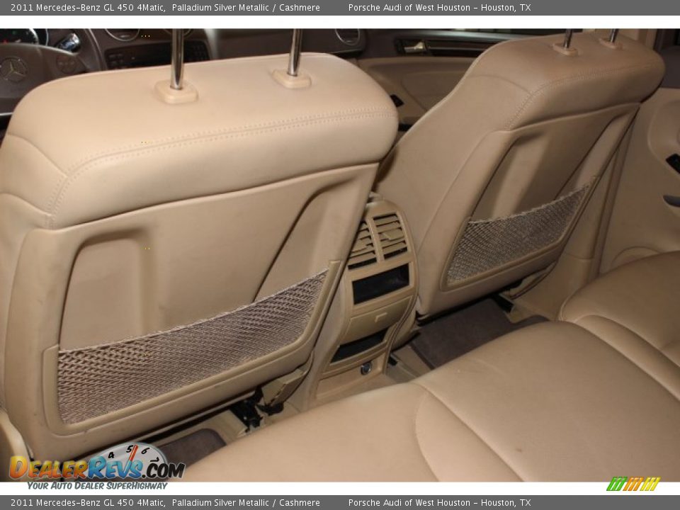 2011 Mercedes-Benz GL 450 4Matic Palladium Silver Metallic / Cashmere Photo #32