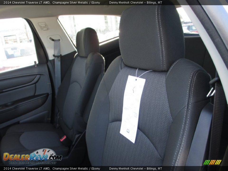 2014 Chevrolet Traverse LT AWD Champagne Silver Metallic / Ebony Photo #5