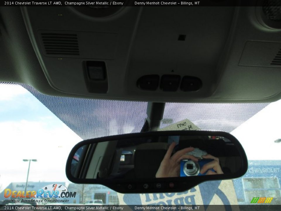 2014 Chevrolet Traverse LT AWD Champagne Silver Metallic / Ebony Photo #11