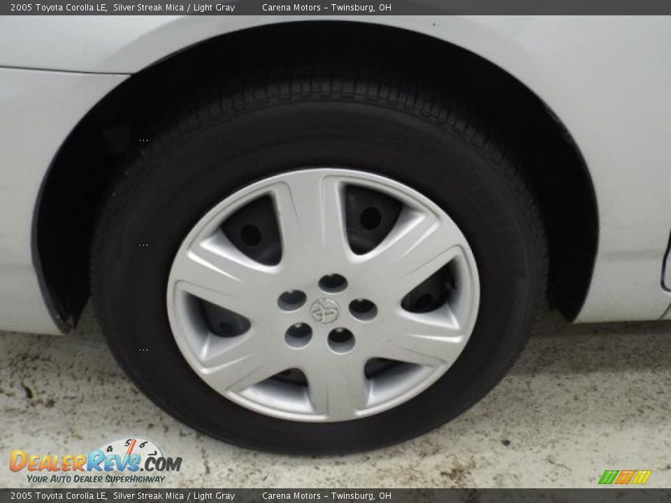 2005 Toyota Corolla LE Silver Streak Mica / Light Gray Photo #28