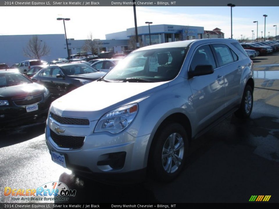 2014 Chevrolet Equinox LS Silver Ice Metallic / Jet Black Photo #2