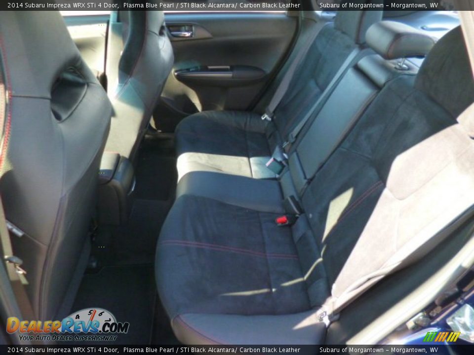 Rear Seat of 2014 Subaru Impreza WRX STi 4 Door Photo #12