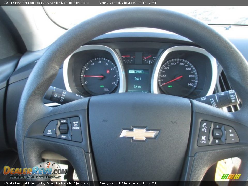2014 Chevrolet Equinox LS Silver Ice Metallic / Jet Black Photo #8