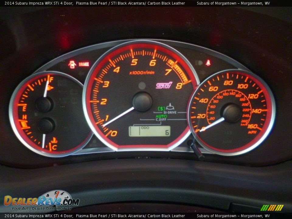 2014 Subaru Impreza WRX STi 4 Door Gauges Photo #20
