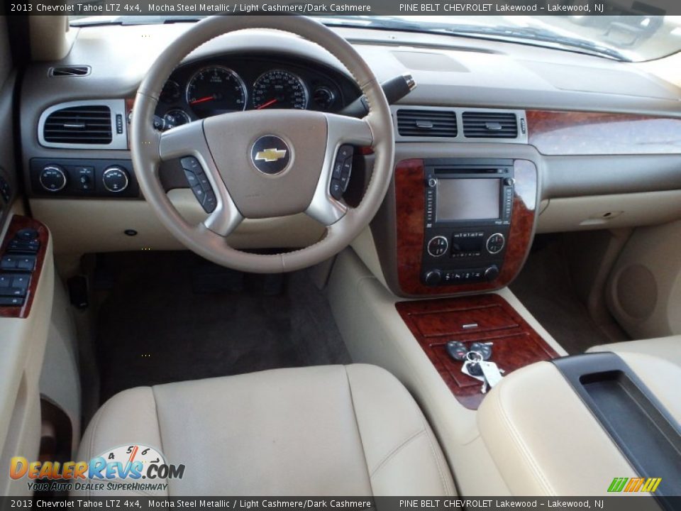 2013 Chevrolet Tahoe LTZ 4x4 Mocha Steel Metallic / Light Cashmere/Dark Cashmere Photo #10