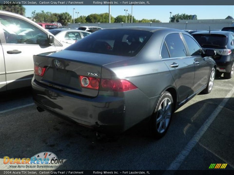 2004 Acura TSX Sedan Carbon Gray Pearl / Parchment Photo #3