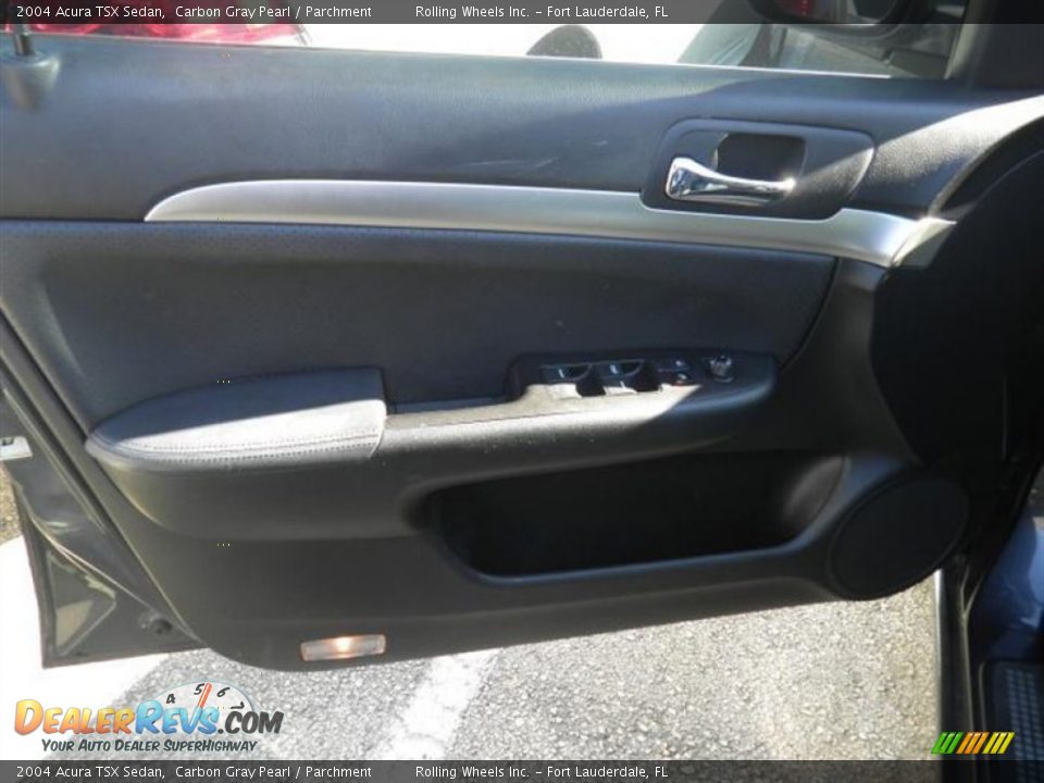 2004 Acura TSX Sedan Carbon Gray Pearl / Parchment Photo #5