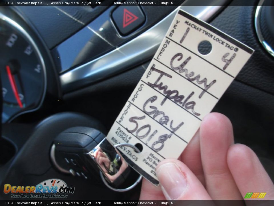 2014 Chevrolet Impala LT Ashen Gray Metallic / Jet Black Photo #11