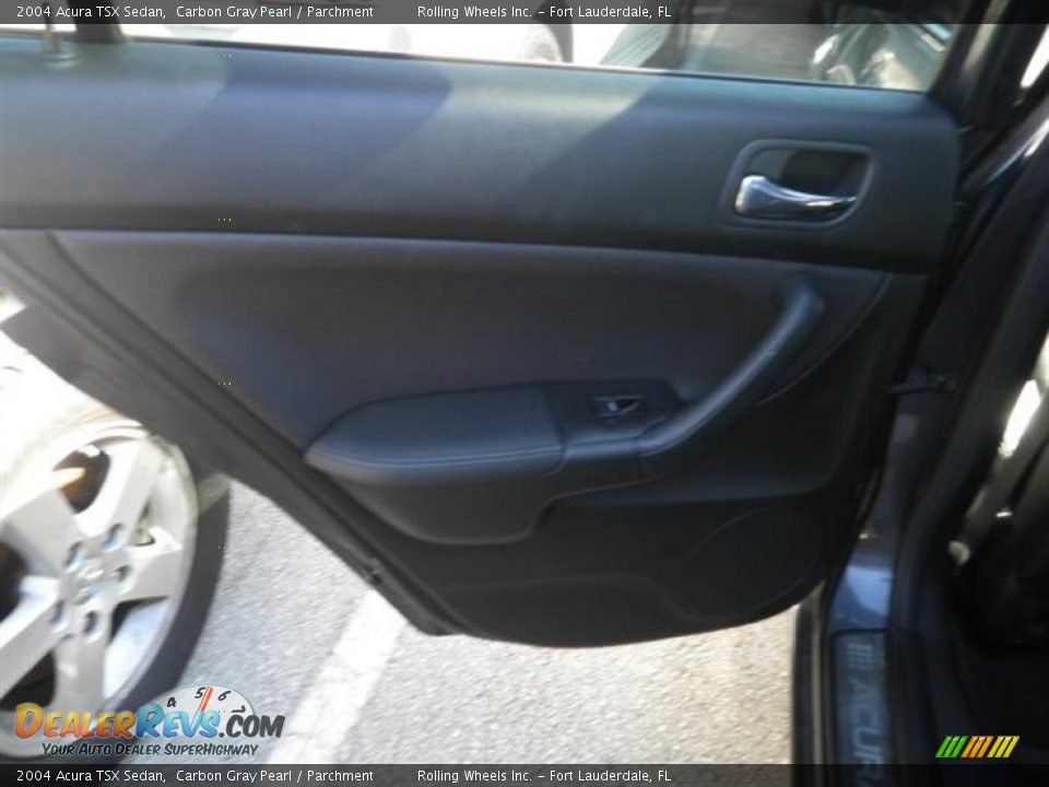 2004 Acura TSX Sedan Carbon Gray Pearl / Parchment Photo #8