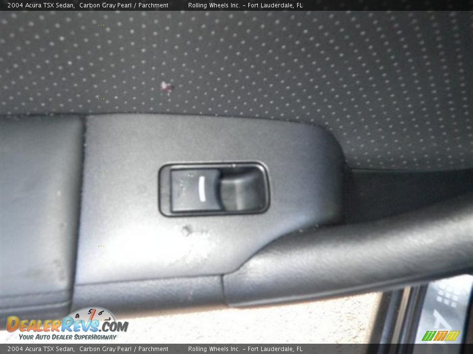 2004 Acura TSX Sedan Carbon Gray Pearl / Parchment Photo #9