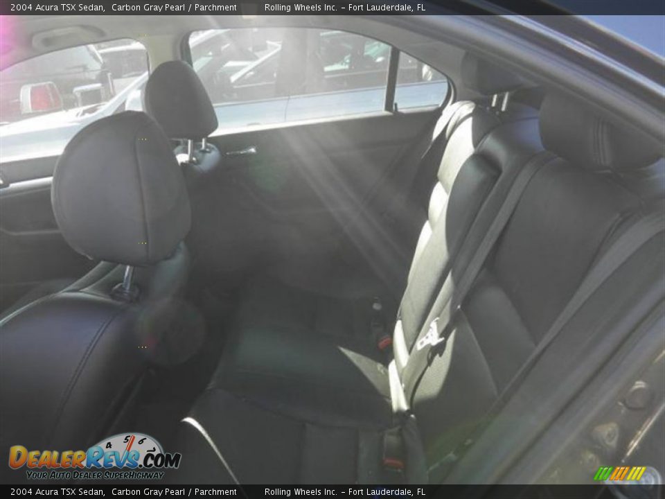2004 Acura TSX Sedan Carbon Gray Pearl / Parchment Photo #10