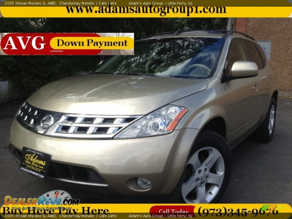 2005 Nissan Murano SL AWD Chardonnay Metallic / Cafe Latte Photo #1