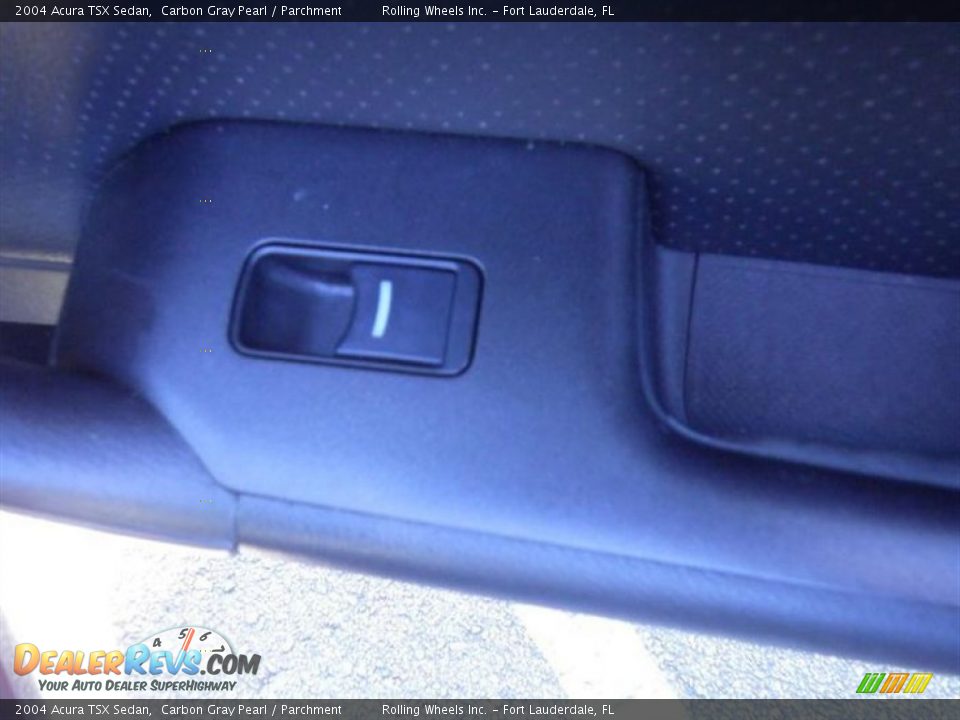 2004 Acura TSX Sedan Carbon Gray Pearl / Parchment Photo #12
