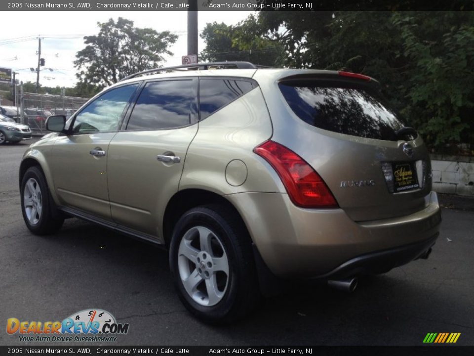 2005 Nissan Murano SL AWD Chardonnay Metallic / Cafe Latte Photo #6
