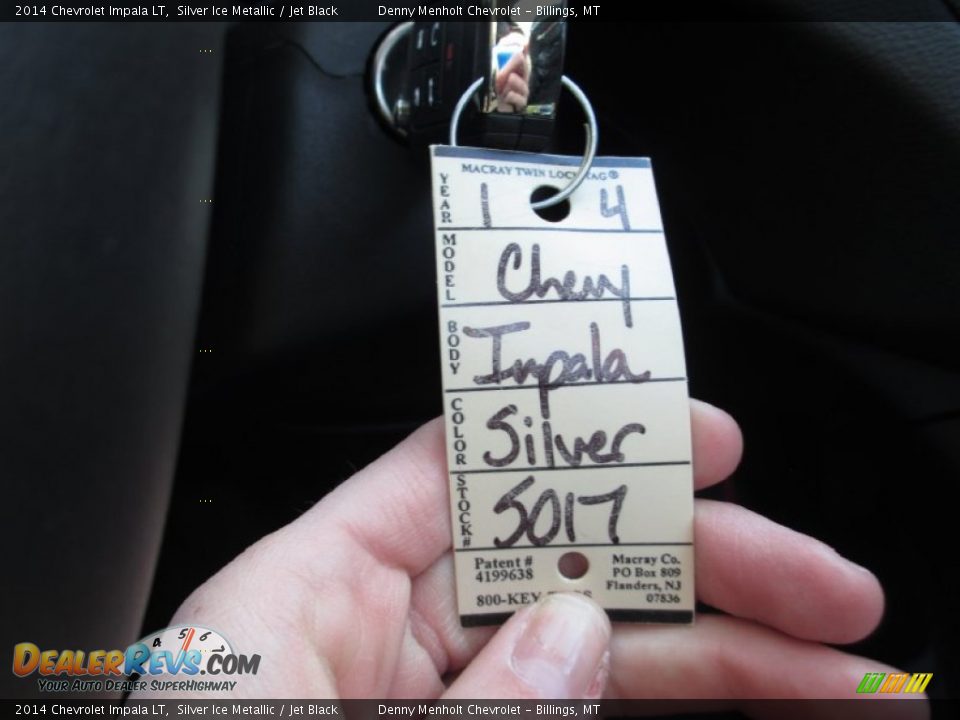 2014 Chevrolet Impala LT Silver Ice Metallic / Jet Black Photo #11