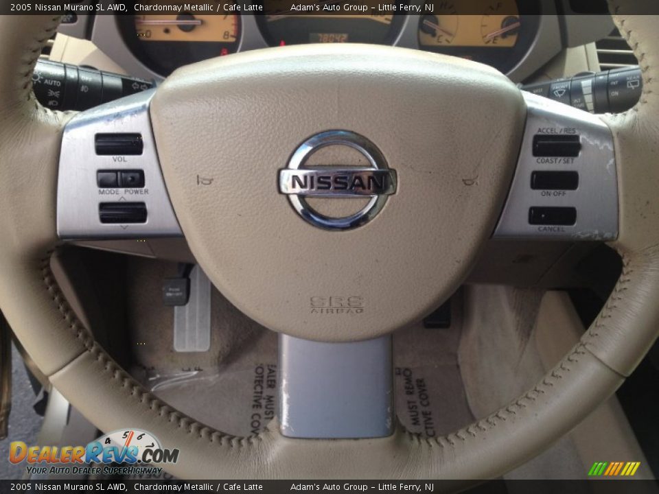 2005 Nissan Murano SL AWD Chardonnay Metallic / Cafe Latte Photo #9