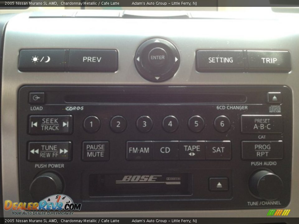 2005 Nissan Murano SL AWD Chardonnay Metallic / Cafe Latte Photo #13