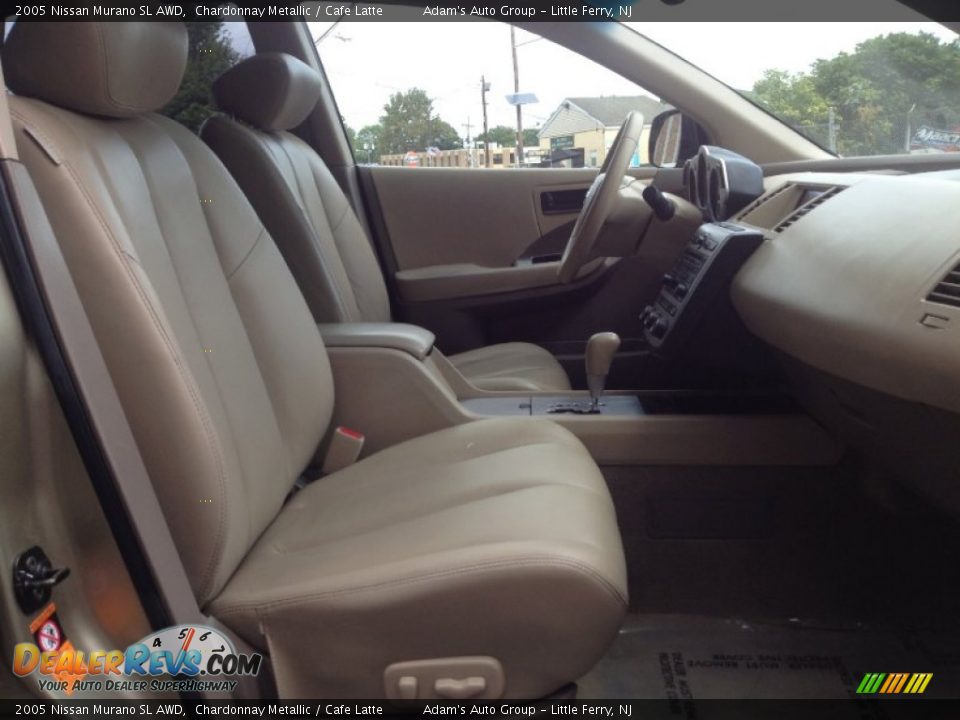 2005 Nissan Murano SL AWD Chardonnay Metallic / Cafe Latte Photo #17