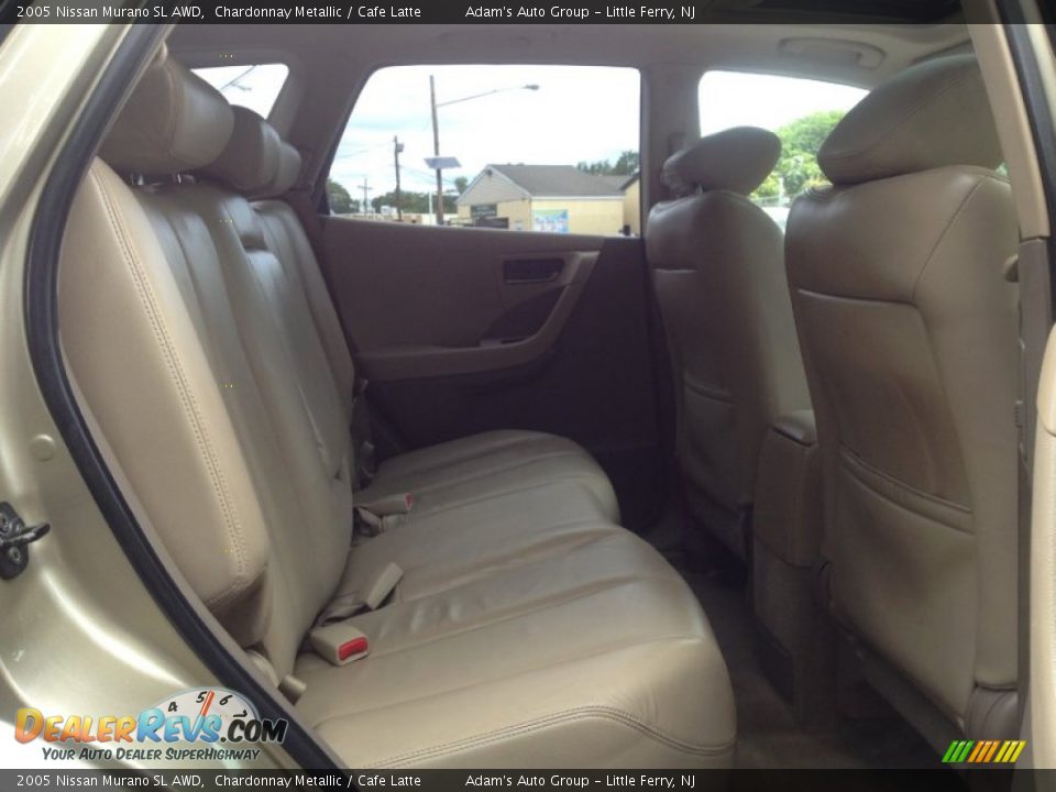 2005 Nissan Murano SL AWD Chardonnay Metallic / Cafe Latte Photo #22