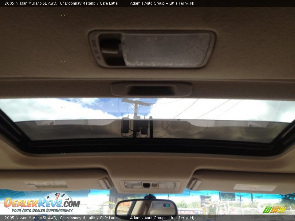 2005 Nissan Murano SL AWD Chardonnay Metallic / Cafe Latte Photo #24