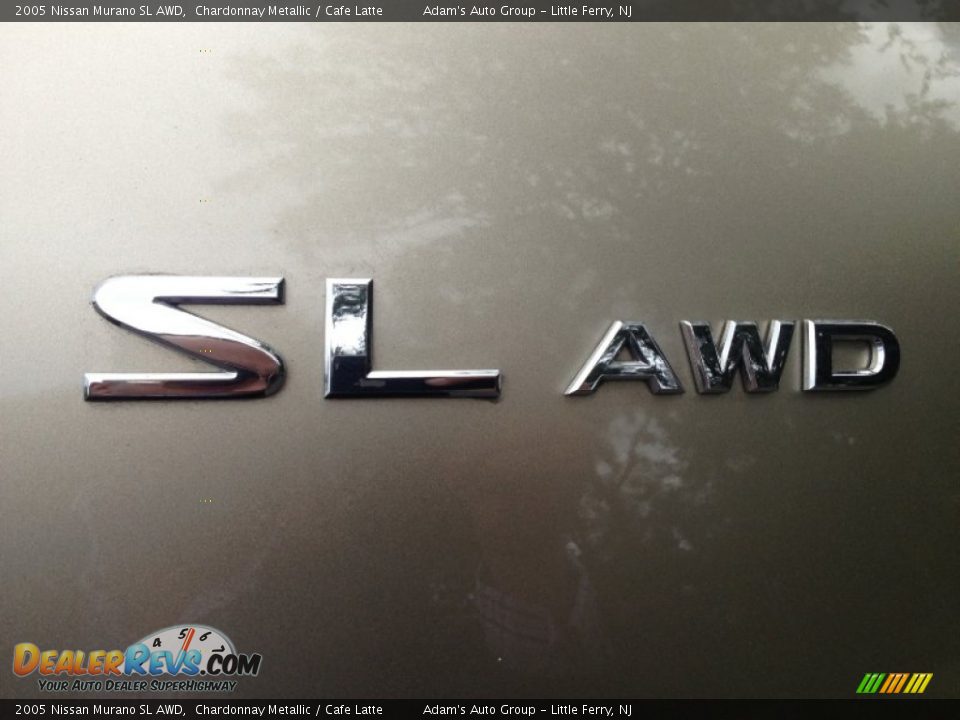 2005 Nissan Murano SL AWD Chardonnay Metallic / Cafe Latte Photo #33