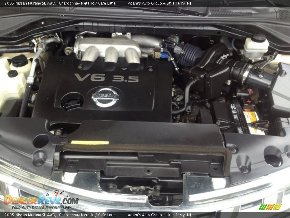 2005 Nissan Murano SL AWD Chardonnay Metallic / Cafe Latte Photo #34