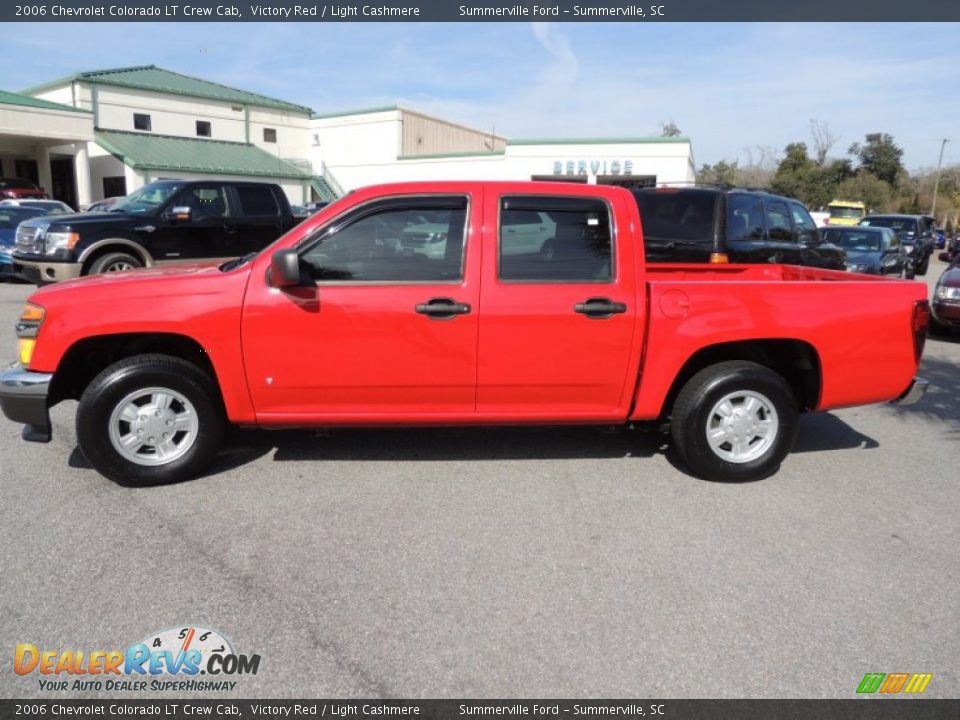 2006 Chevrolet Colorado LT Crew Cab Victory Red / Light Cashmere Photo #2