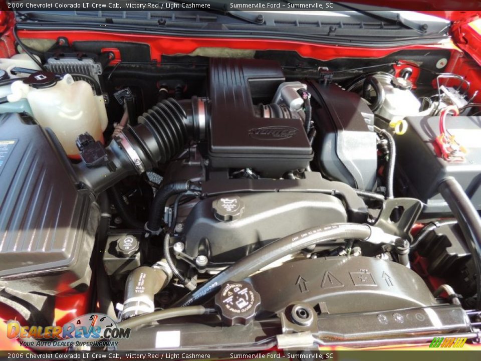 2006 Chevrolet Colorado LT Crew Cab Victory Red / Light Cashmere Photo #17
