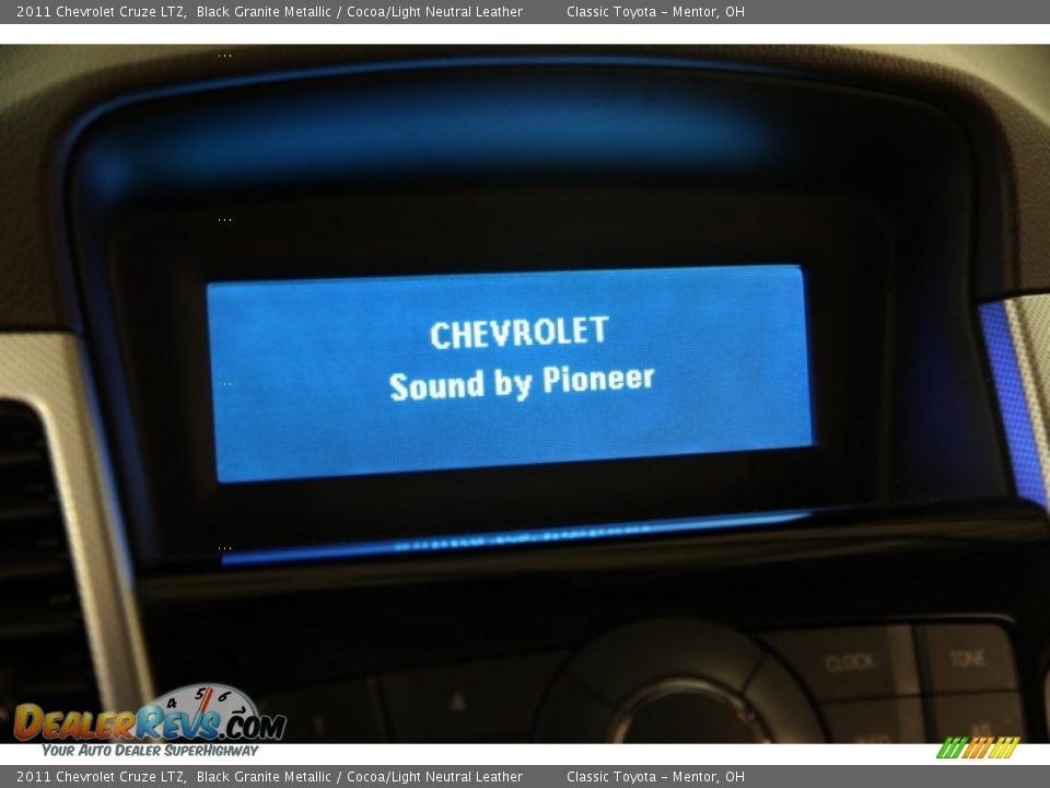 2011 Chevrolet Cruze LTZ Black Granite Metallic / Cocoa/Light Neutral Leather Photo #11