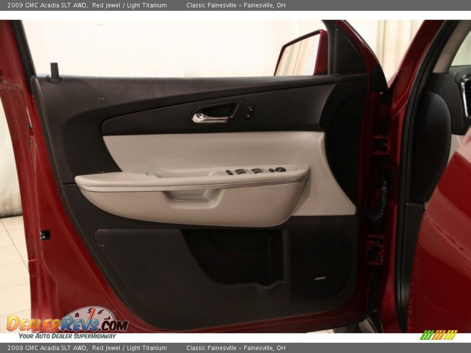 2009 GMC Acadia SLT AWD Red Jewel / Light Titanium Photo #4