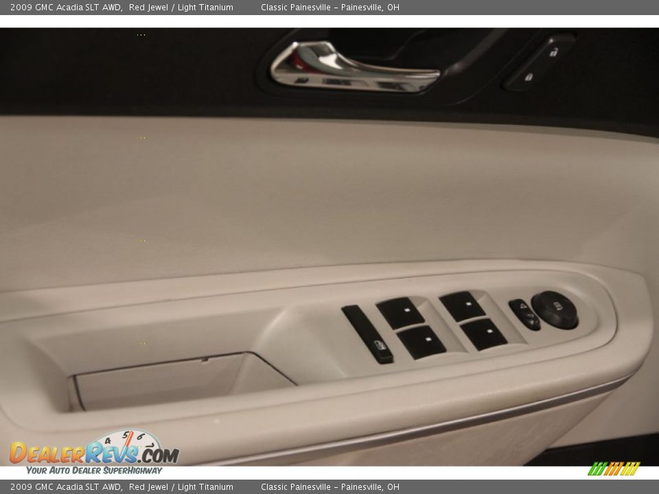 2009 GMC Acadia SLT AWD Red Jewel / Light Titanium Photo #5