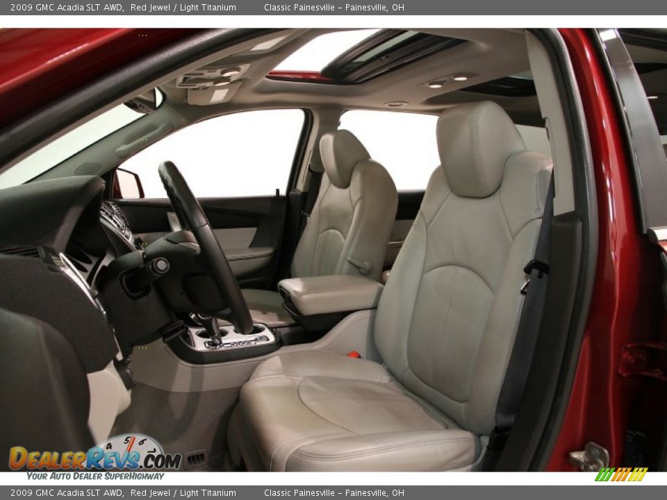 2009 GMC Acadia SLT AWD Red Jewel / Light Titanium Photo #6